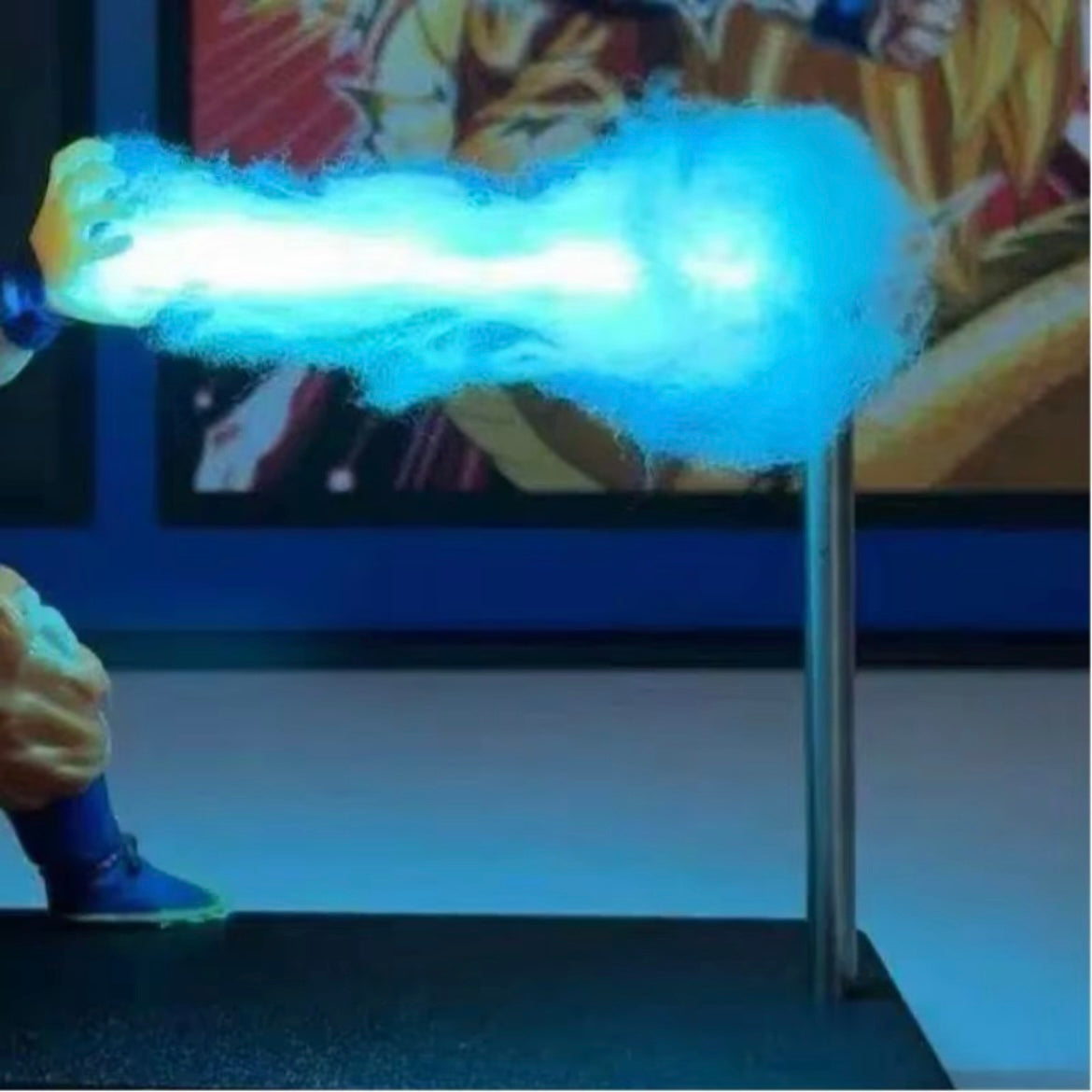 Lampara Goku magnética: luz flotante con estilo futurista