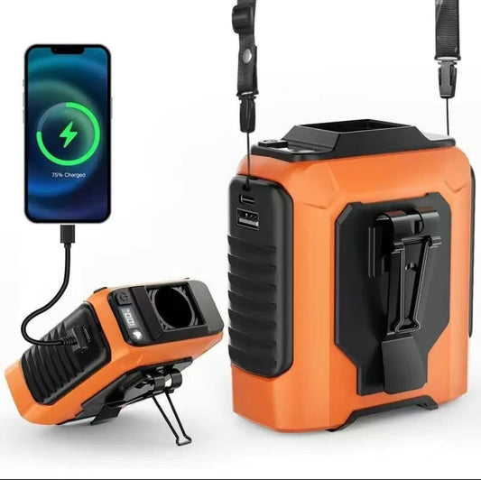 Ventilador portátil USB recargable — compacto, ligero y silencioso para refrescarte en cualquier lugar