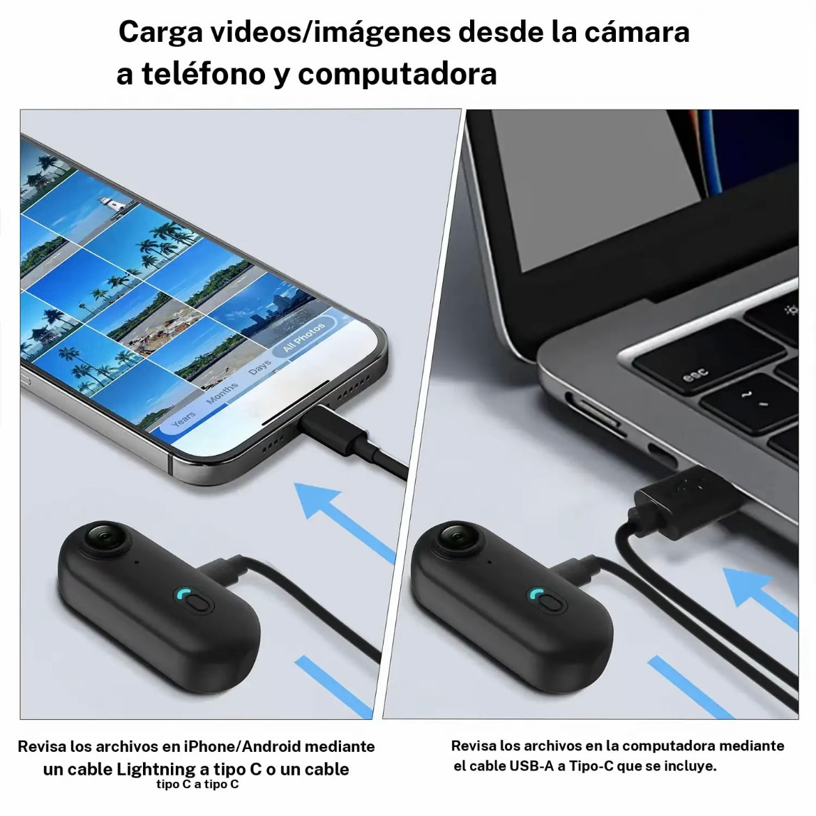 Cámara de acción portátil: compacta, resistente y lista para tus aventuras