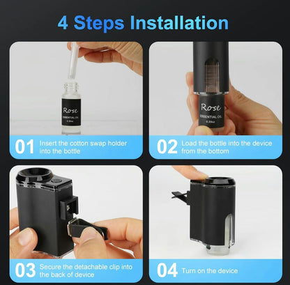 Ambientador inteligente para coche con aroma duradero