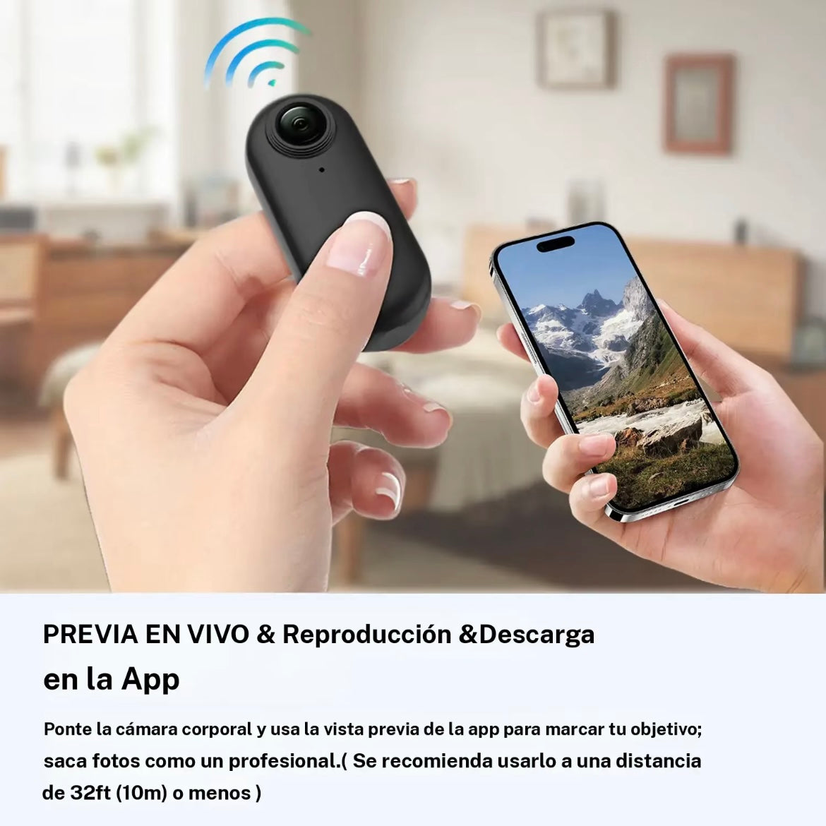 Cámara de acción portátil: compacta, resistente y lista para tus aventuras