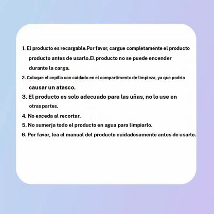 Cortaúñas eléctrico de precisión: uñas perfectas con facilidad