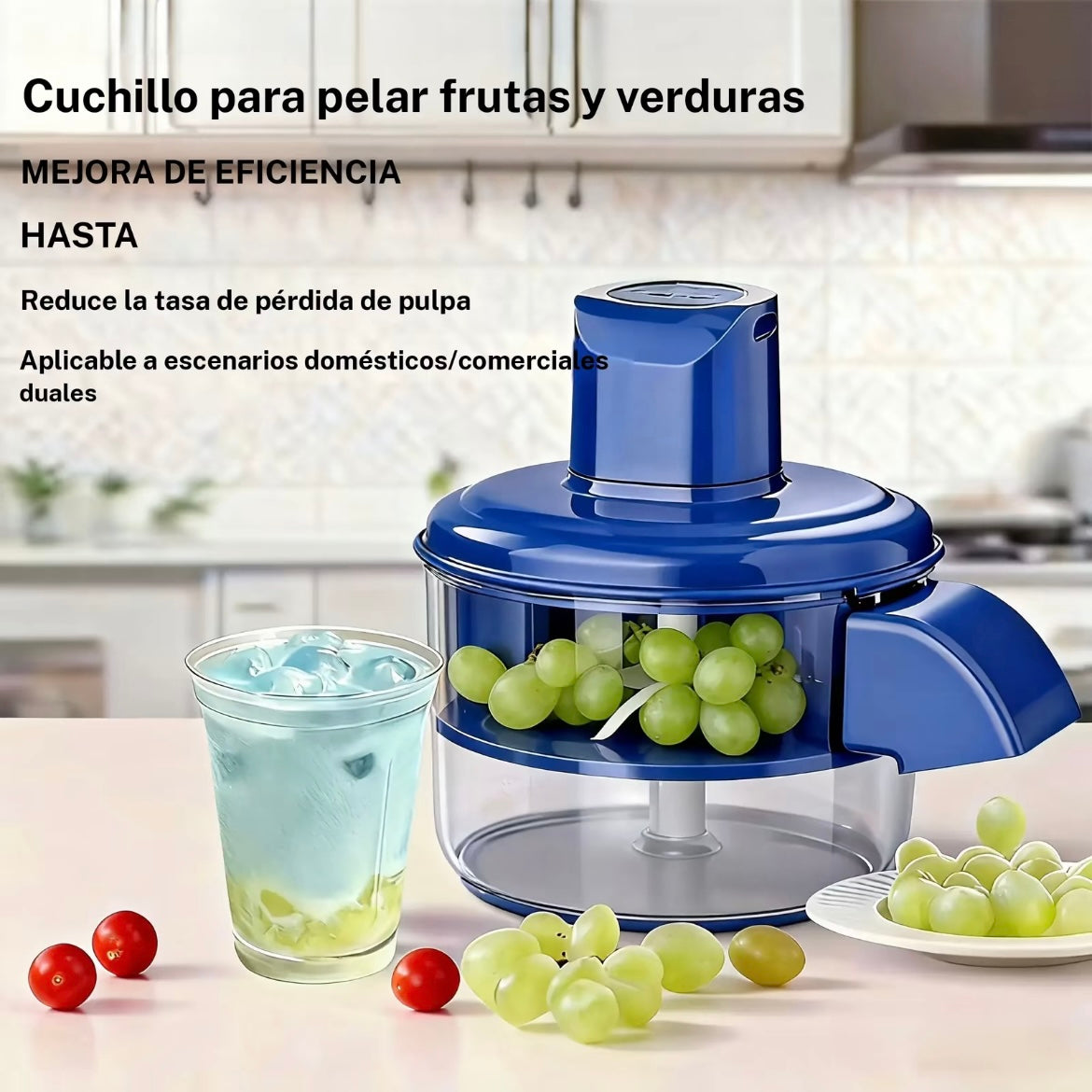 Pelador automático de frutas: rápido, cómodo y sin esfuerzo