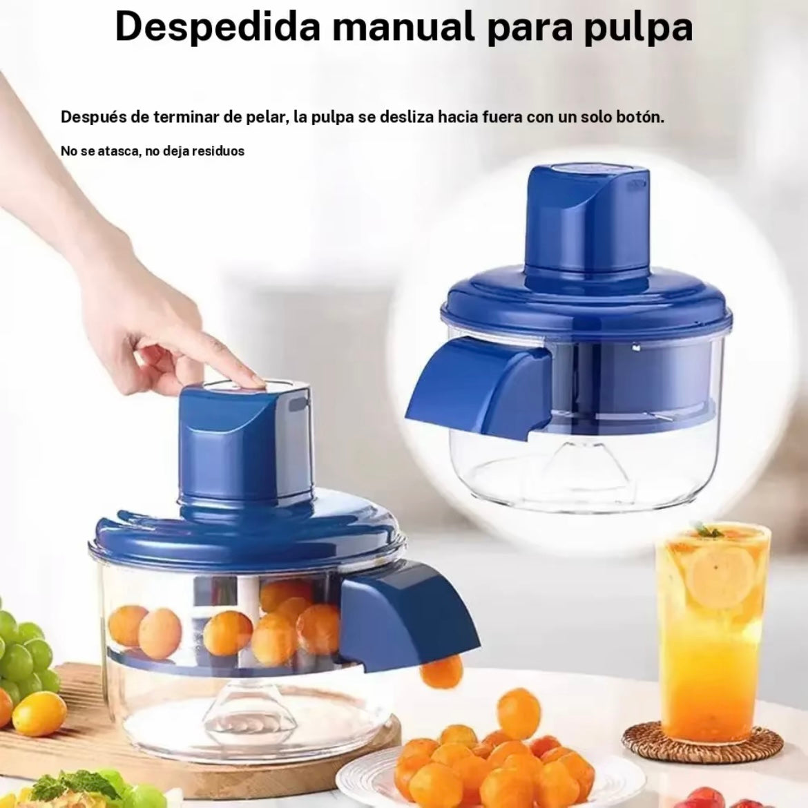 Pelador automático de frutas: rápido, cómodo y sin esfuerzo
