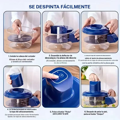 Pelador automático de frutas: rápido, cómodo y sin esfuerzo