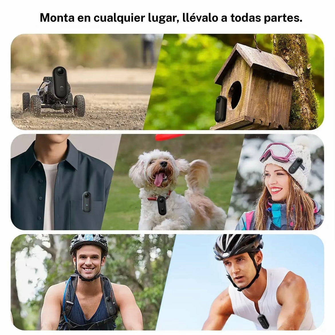 Cámara de acción portátil: compacta, resistente y lista para tus aventuras