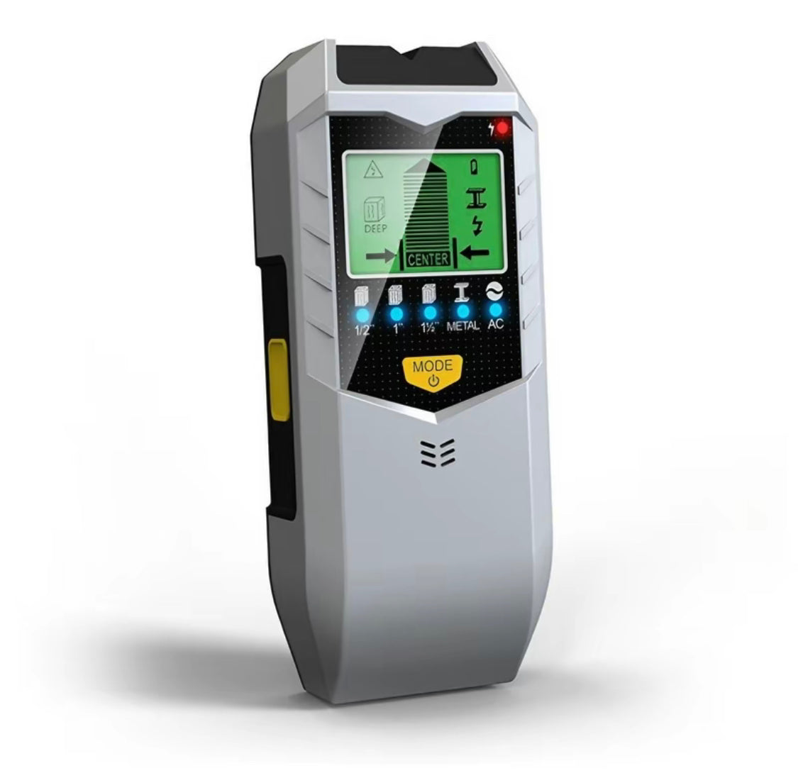 Detector de pared 5 en 1: localiza cables, tuberías, metal, vigas y más