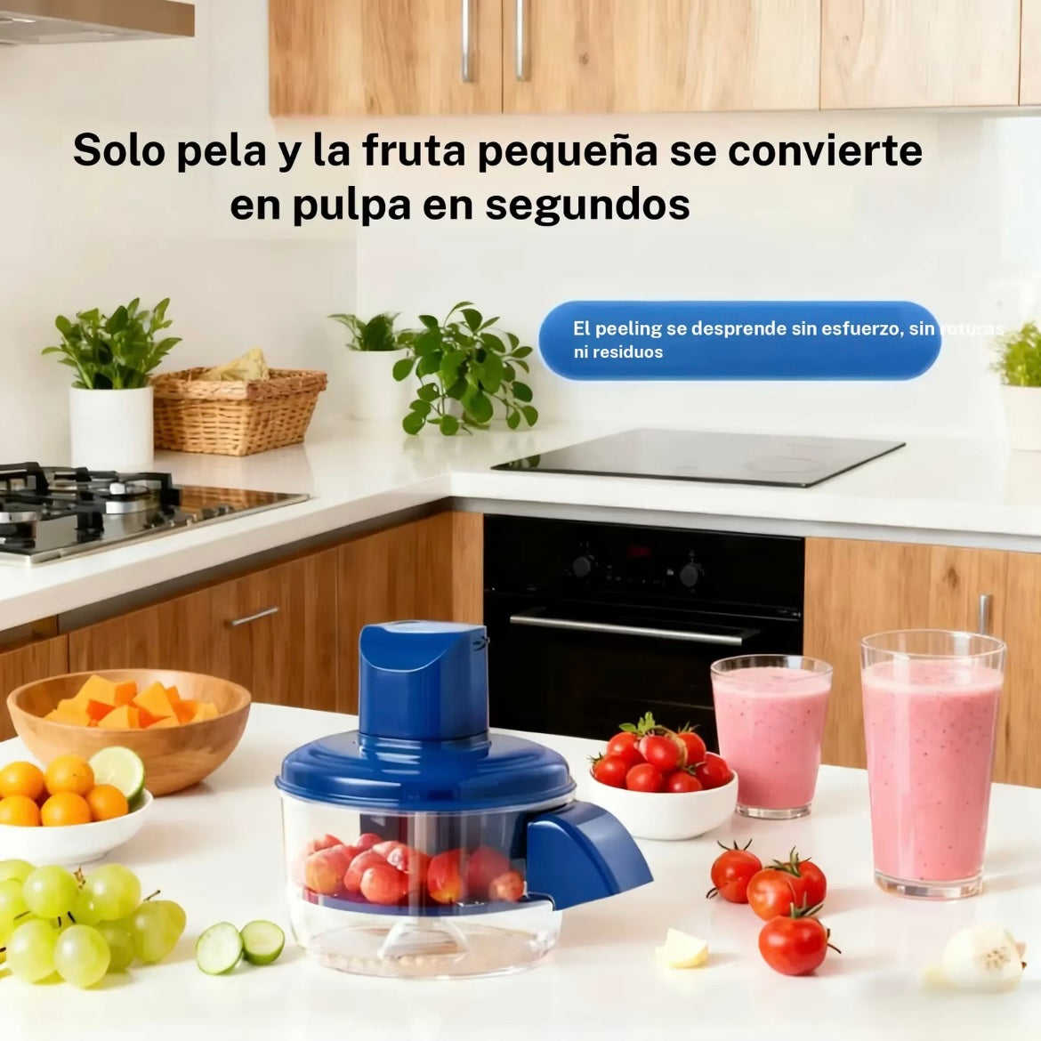 Pelador automático de frutas: rápido, cómodo y sin esfuerzo