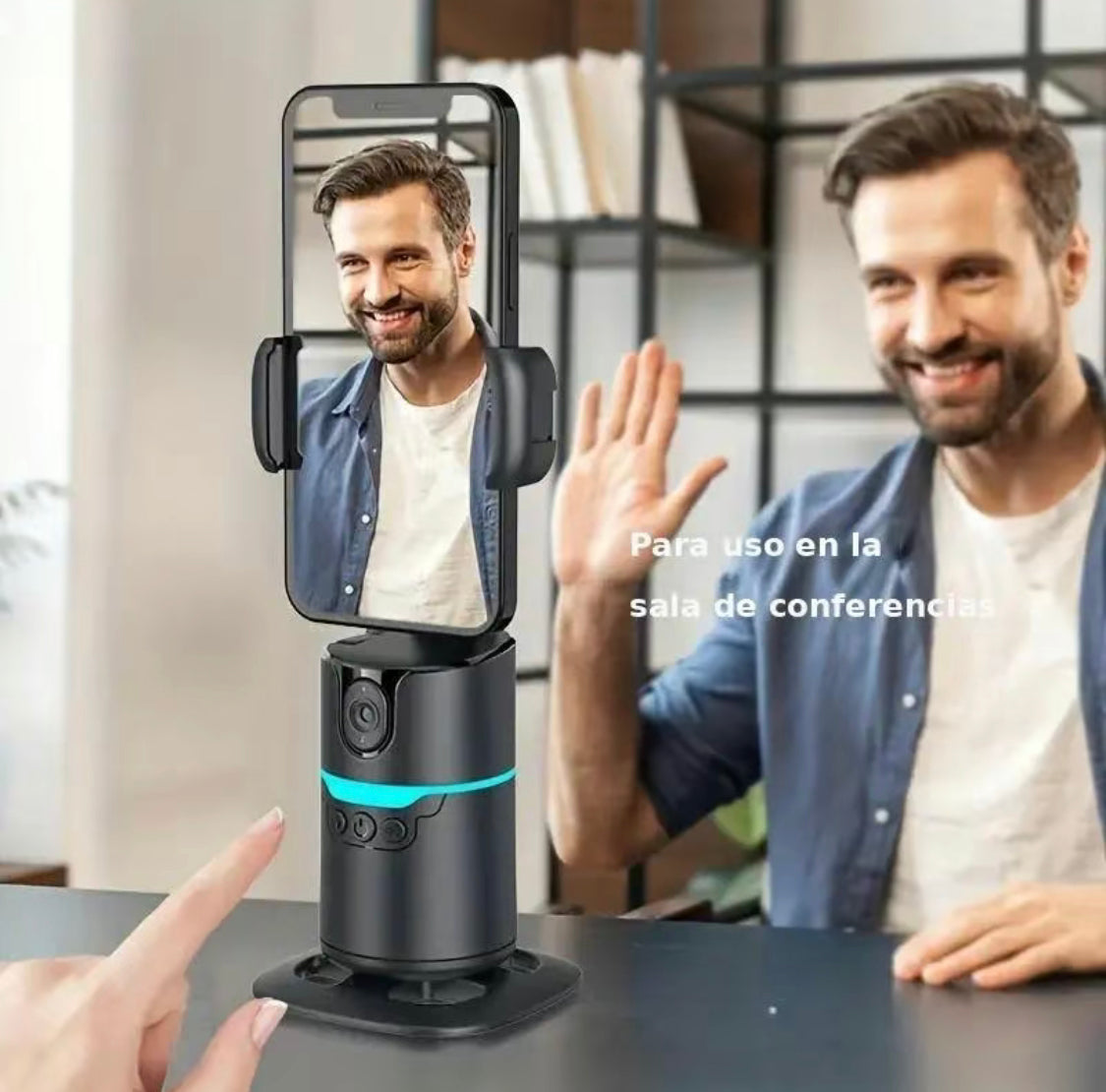 Palo de selfie giratorio 360°